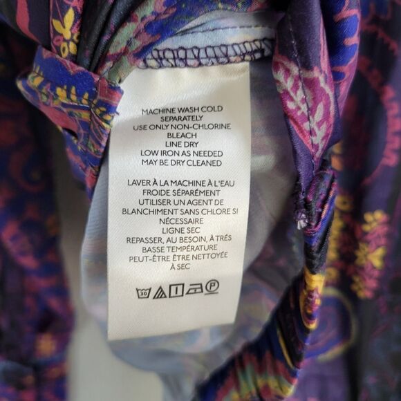 Free People Lana Printed Top M New - Picture 10 of 11